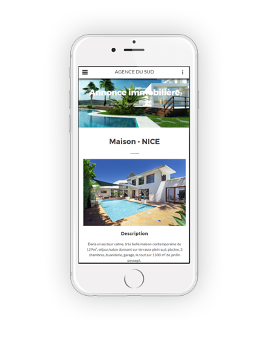 WinImmobilier - Sites premium responsive mobile